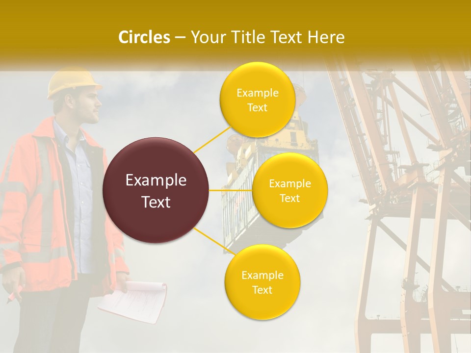 Construction Helmet Import PowerPoint Template