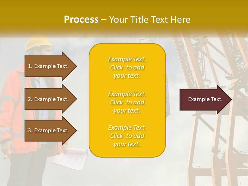 Construction Helmet Import PowerPoint Template