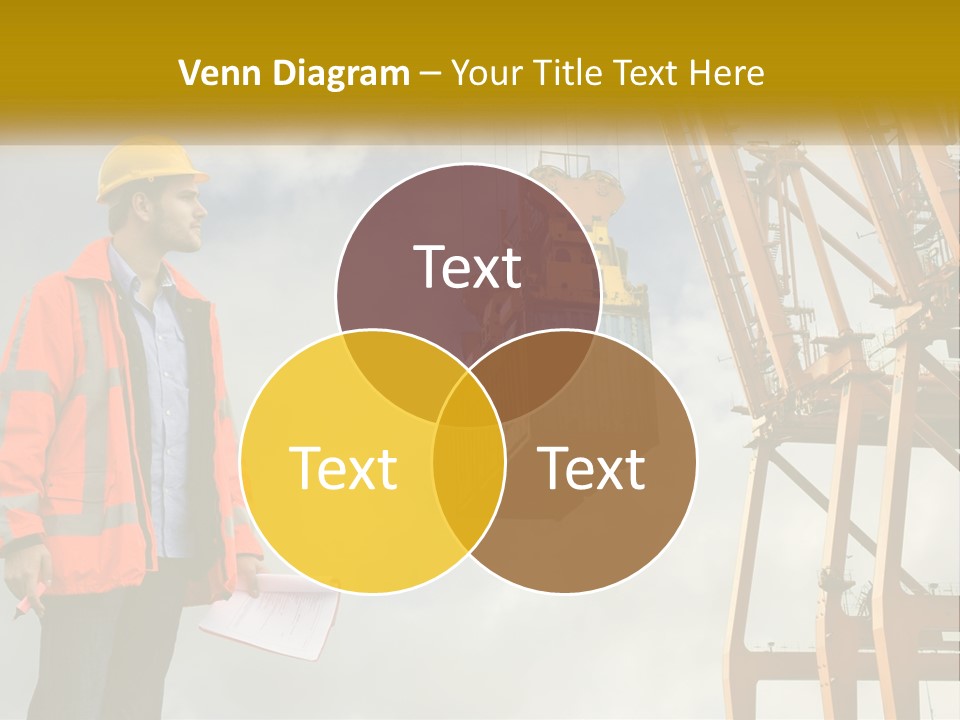 Construction Helmet Import PowerPoint Template