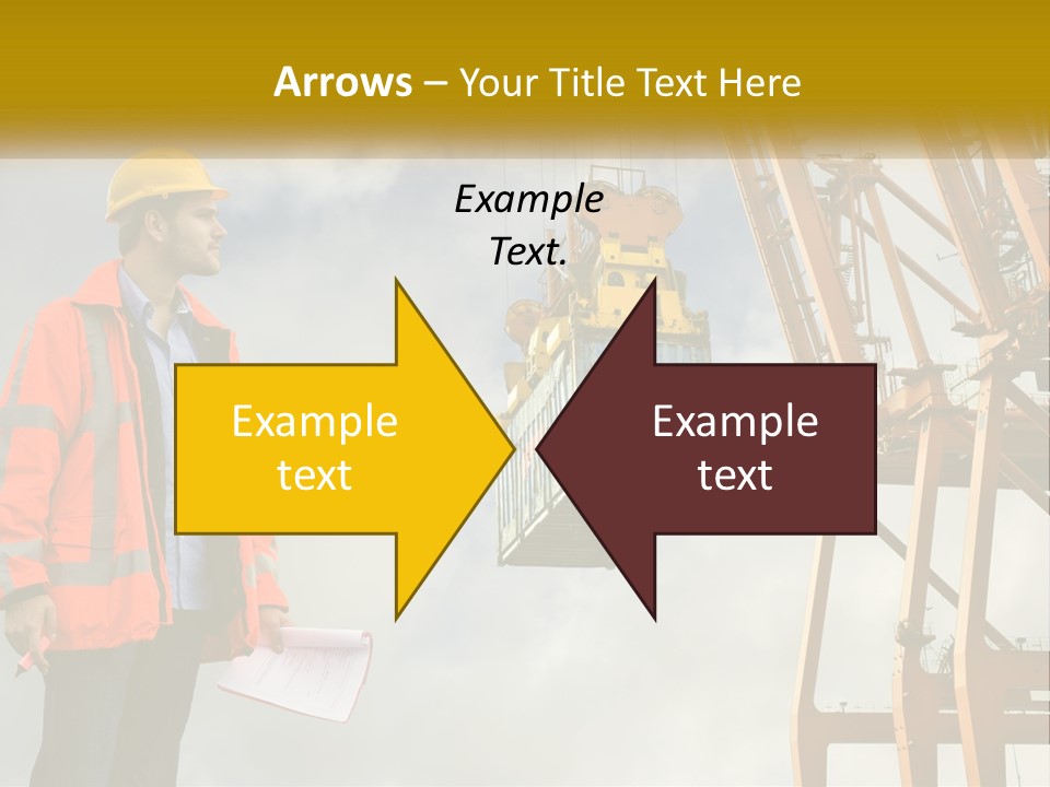 Construction Helmet Import PowerPoint Template