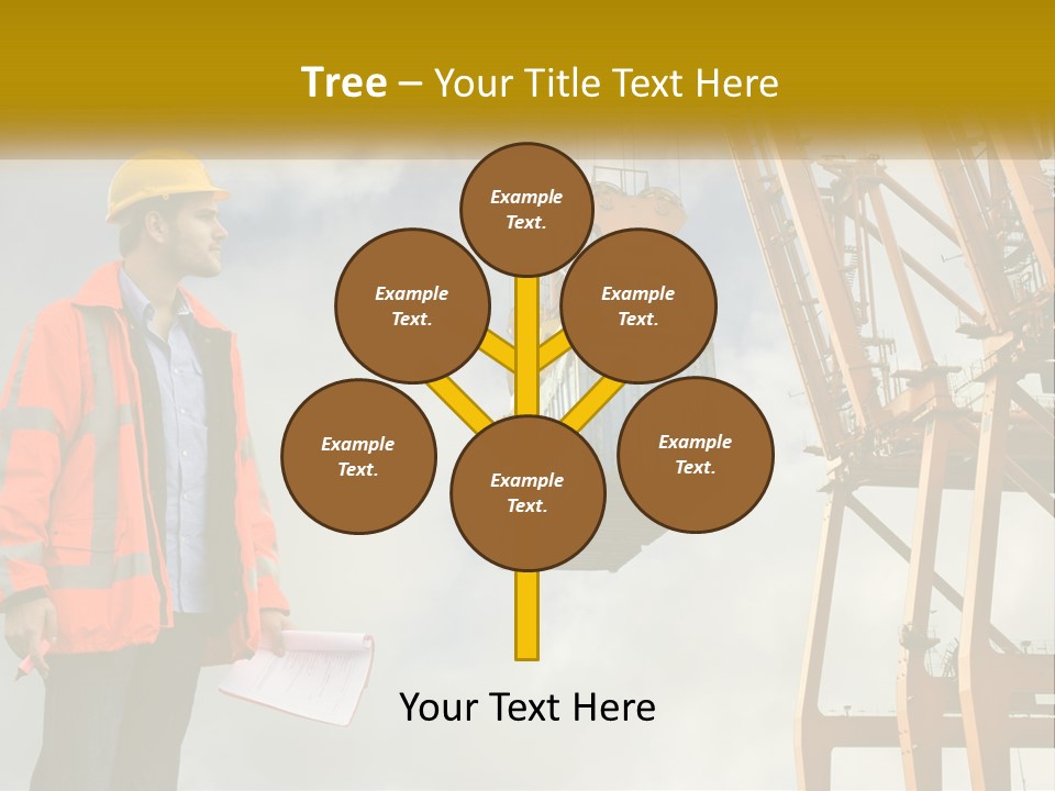 Construction Helmet Import PowerPoint Template