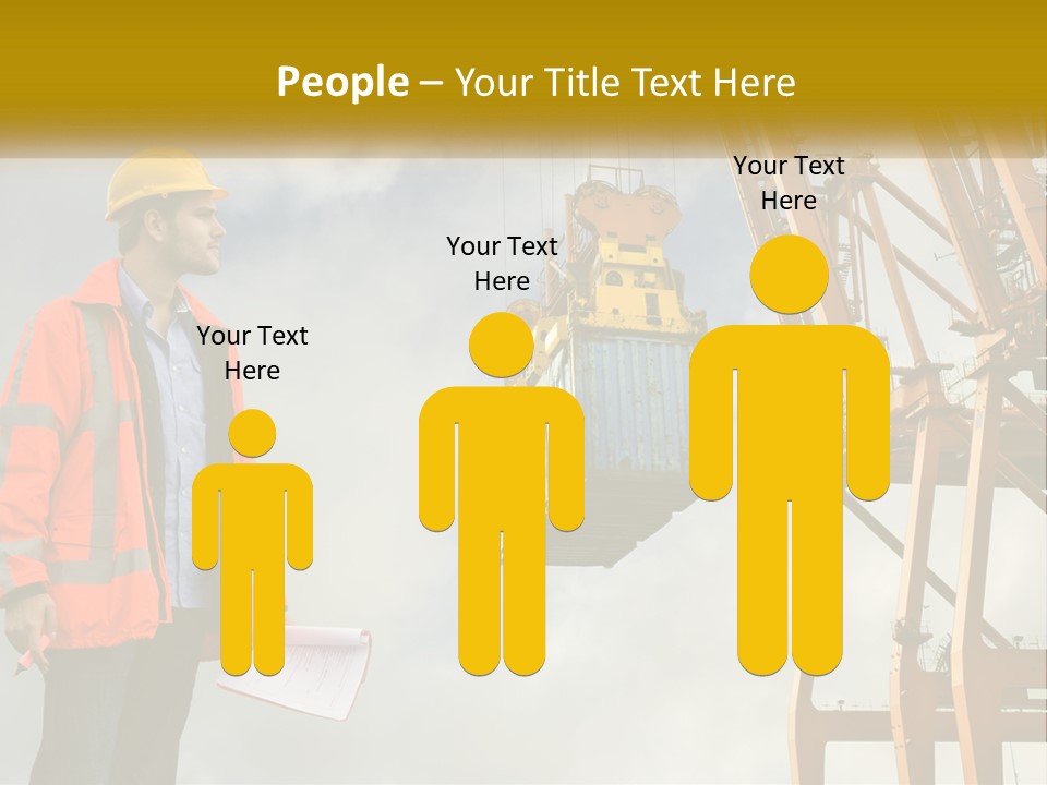 Construction Helmet Import PowerPoint Template