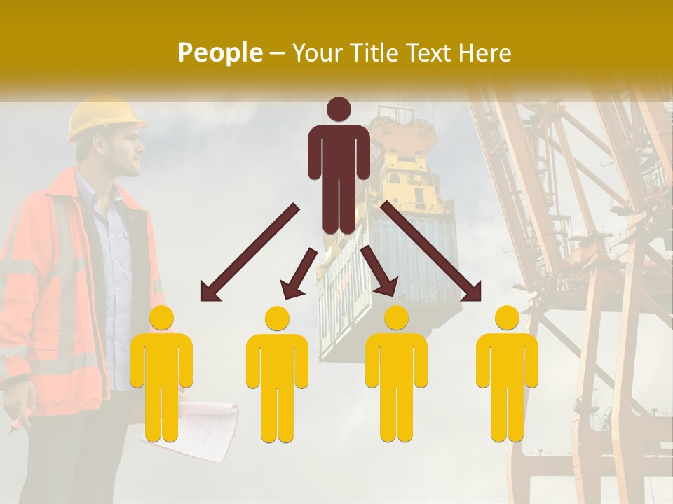 Construction Helmet Import PowerPoint Template