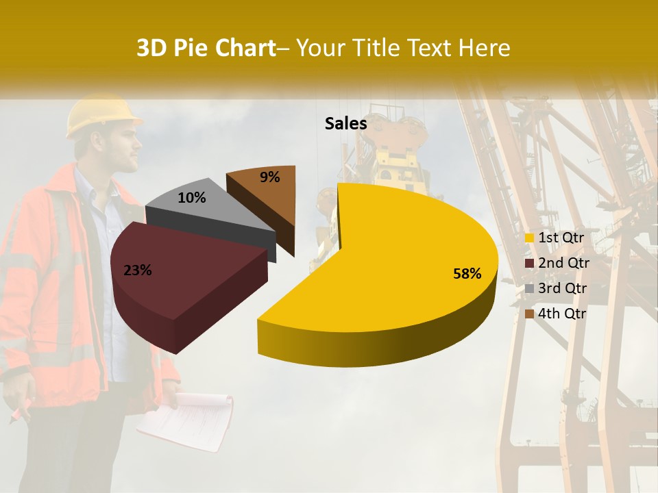 Construction Helmet Import PowerPoint Template