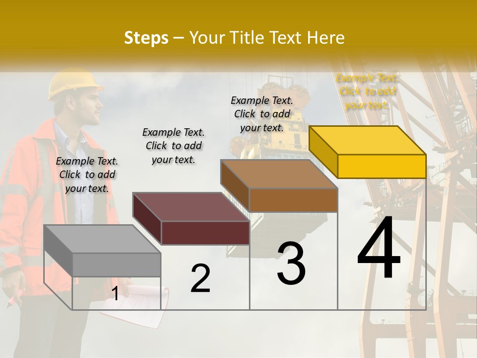 Construction Helmet Import PowerPoint Template