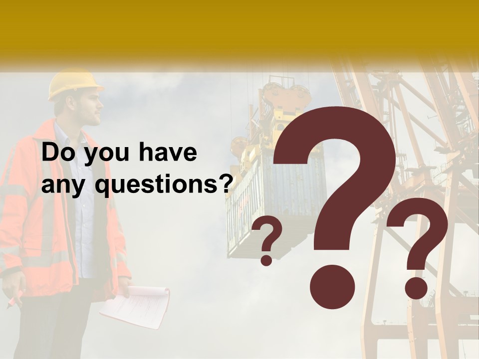 Construction Helmet Import PowerPoint Template