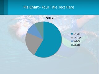 Pool Hair Water PowerPoint Template