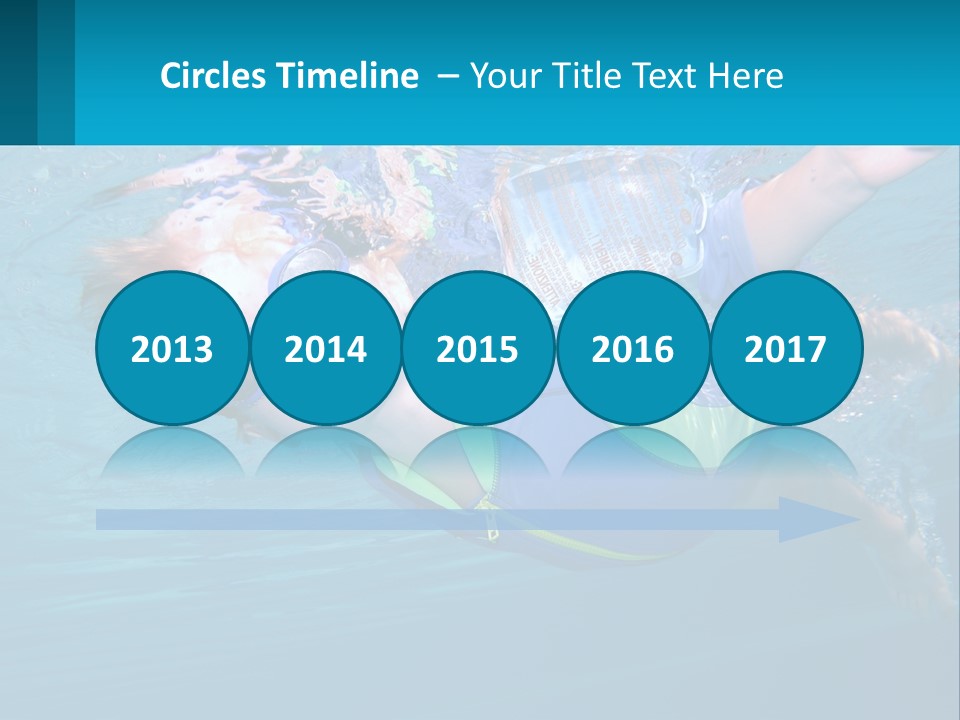 Pool Hair Water PowerPoint Template