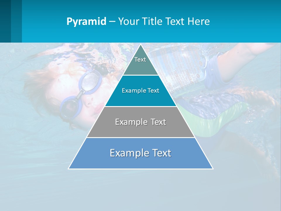 Pool Hair Water PowerPoint Template