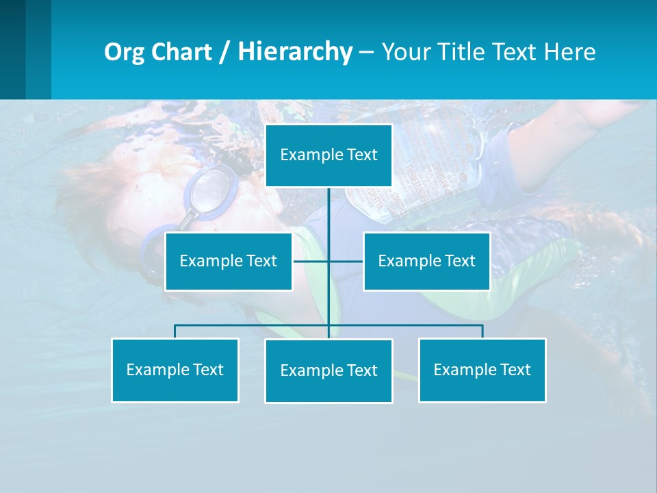 Pool Hair Water PowerPoint Template