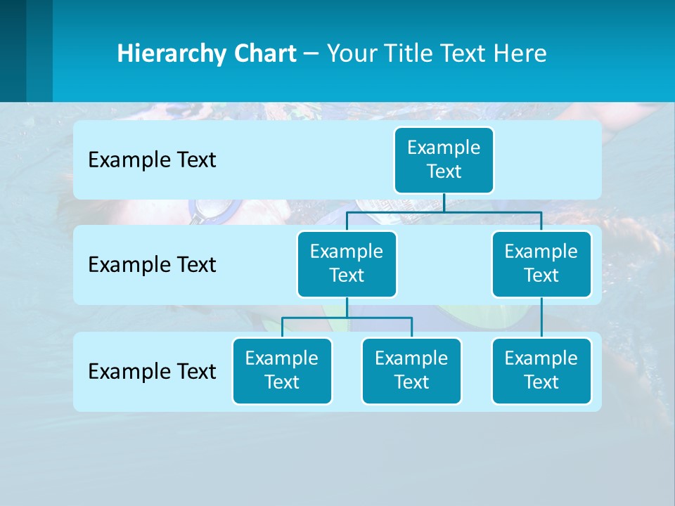 Pool Hair Water PowerPoint Template