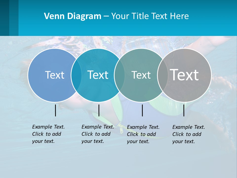 Pool Hair Water PowerPoint Template