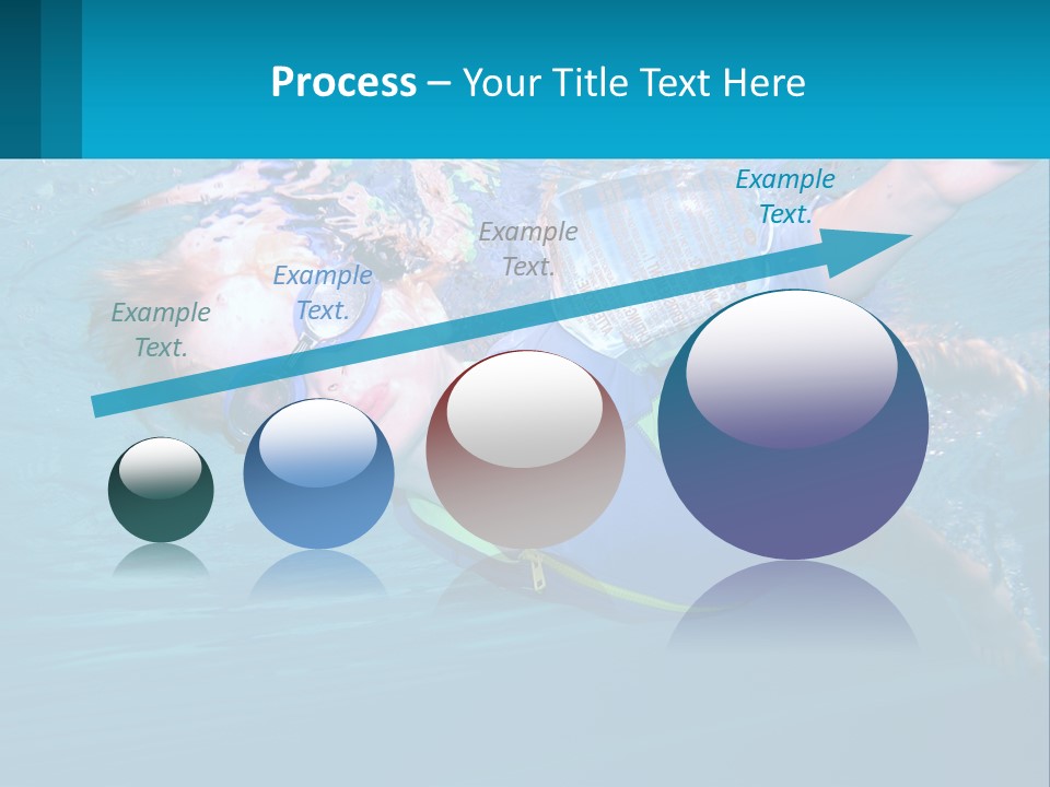 Pool Hair Water PowerPoint Template