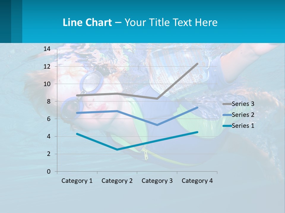 Pool Hair Water PowerPoint Template