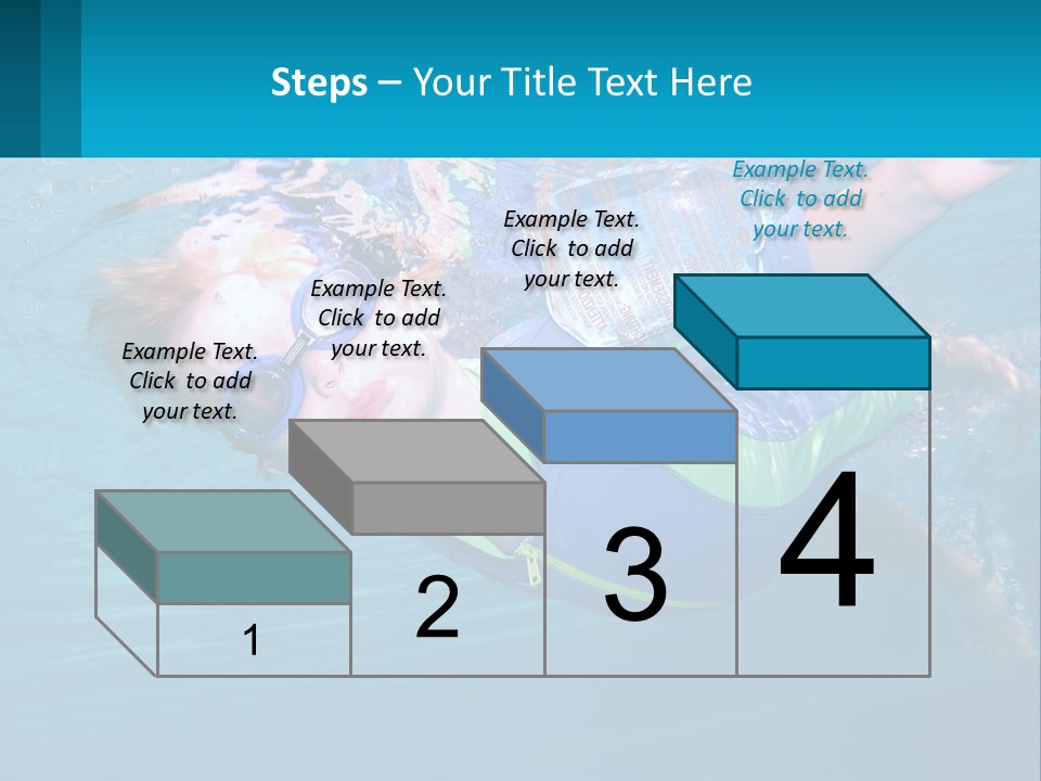Pool Hair Water PowerPoint Template