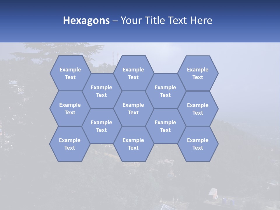 Dharamshala Dharamsala Tree PowerPoint Template