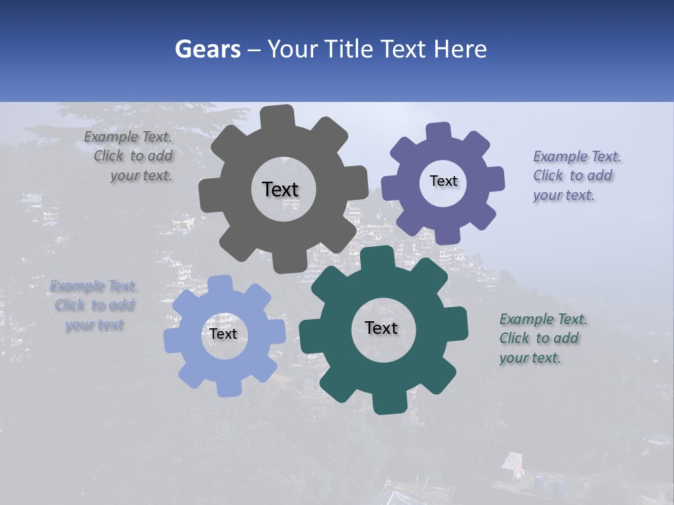 Dharamshala Dharamsala Tree PowerPoint Template