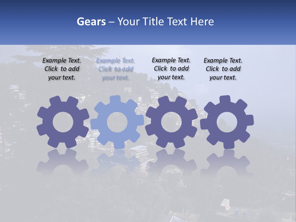 Dharamshala Dharamsala Tree PowerPoint Template