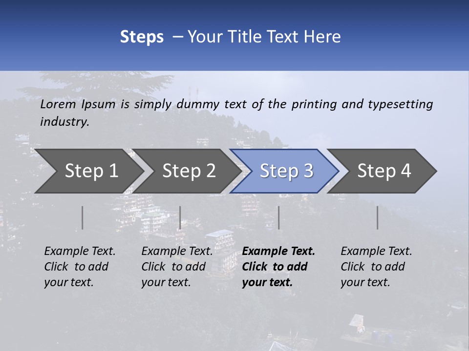 Dharamshala Dharamsala Tree PowerPoint Template
