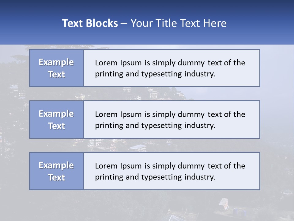 Dharamshala Dharamsala Tree PowerPoint Template