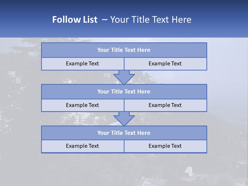 Dharamshala Dharamsala Tree PowerPoint Template