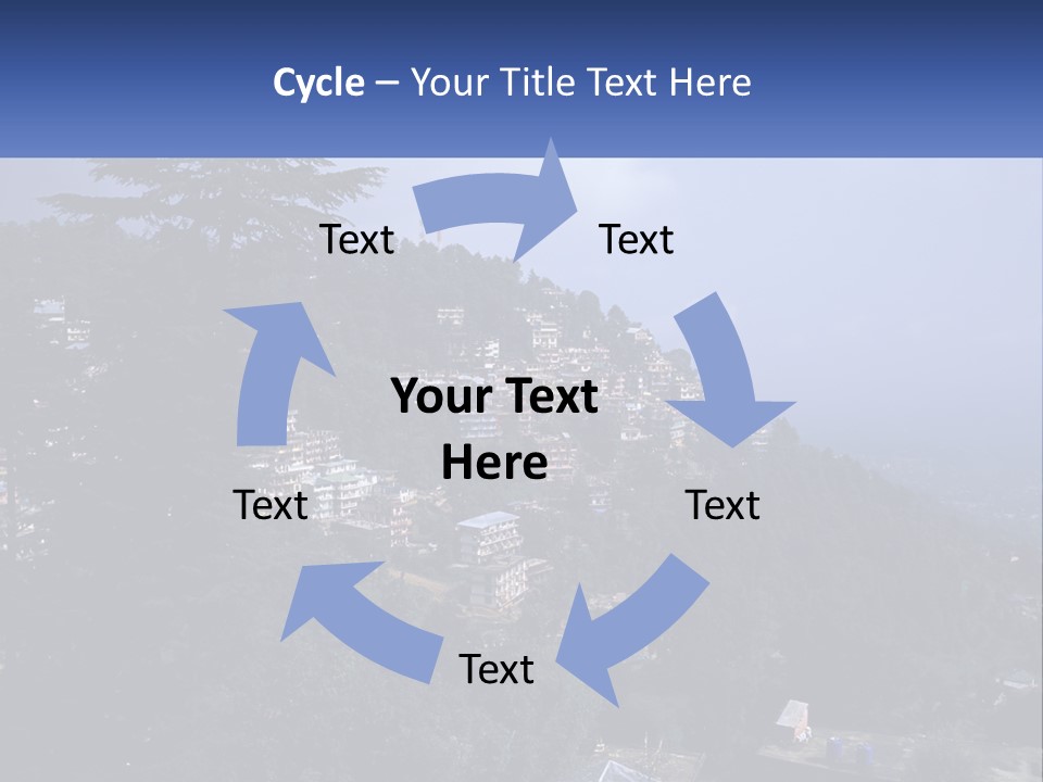 Dharamshala Dharamsala Tree PowerPoint Template