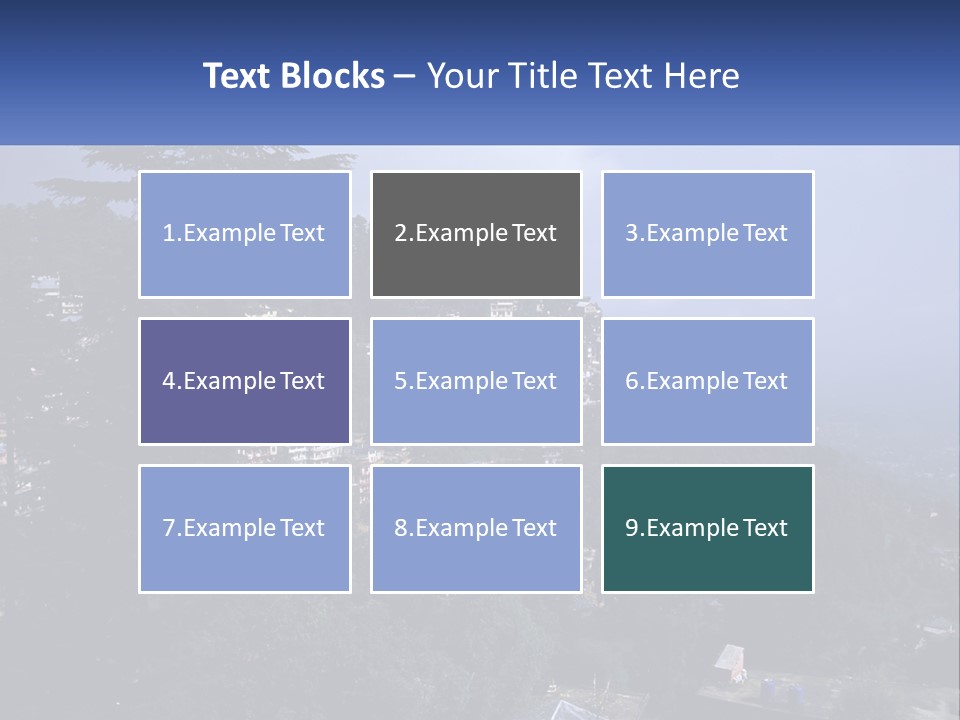 Dharamshala Dharamsala Tree PowerPoint Template