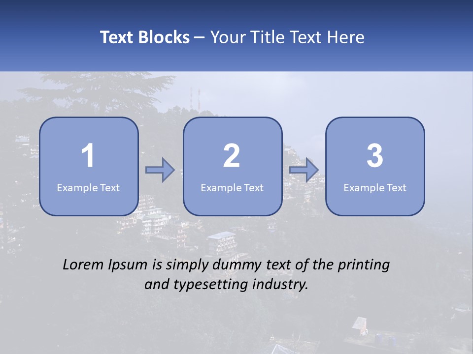 Dharamshala Dharamsala Tree PowerPoint Template