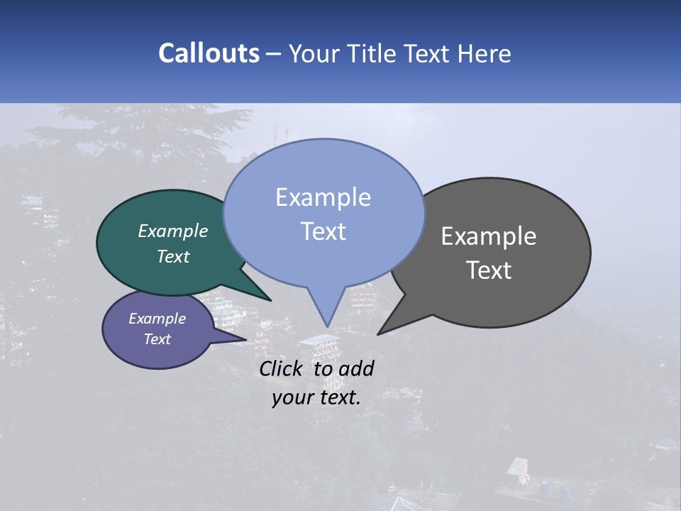 Dharamshala Dharamsala Tree PowerPoint Template