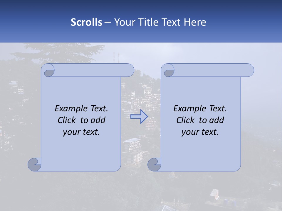 Dharamshala Dharamsala Tree PowerPoint Template