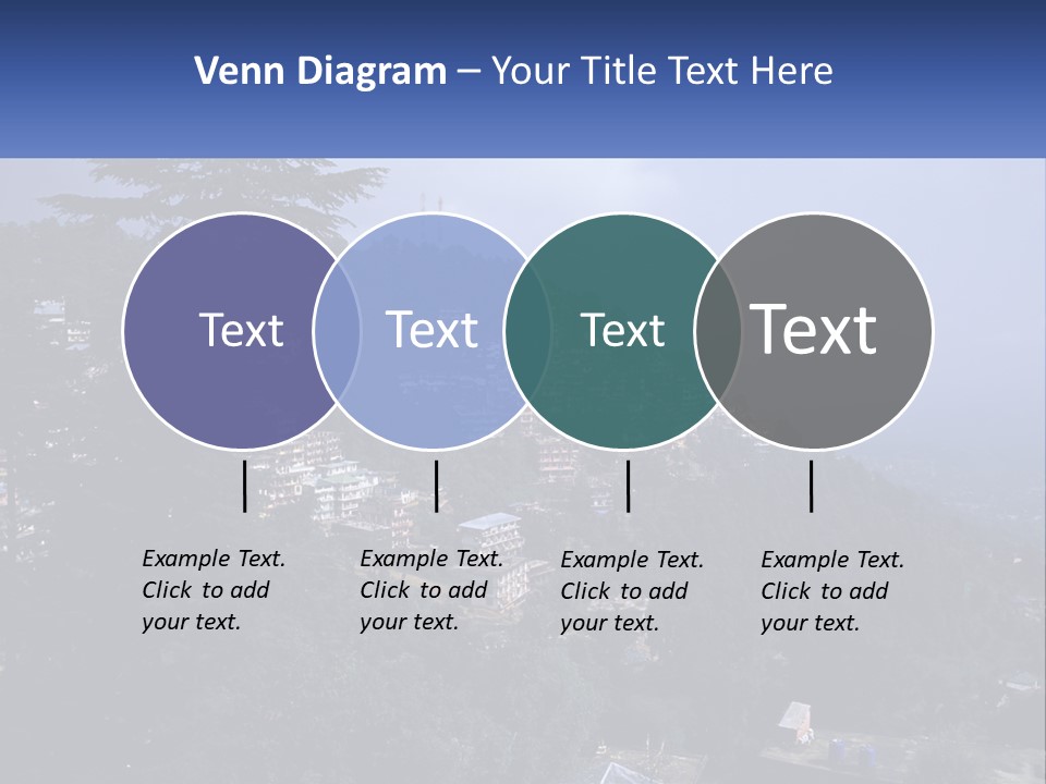 Dharamshala Dharamsala Tree PowerPoint Template