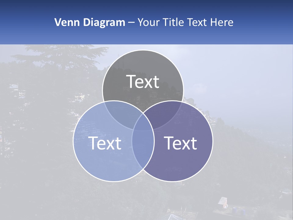 Dharamshala Dharamsala Tree PowerPoint Template