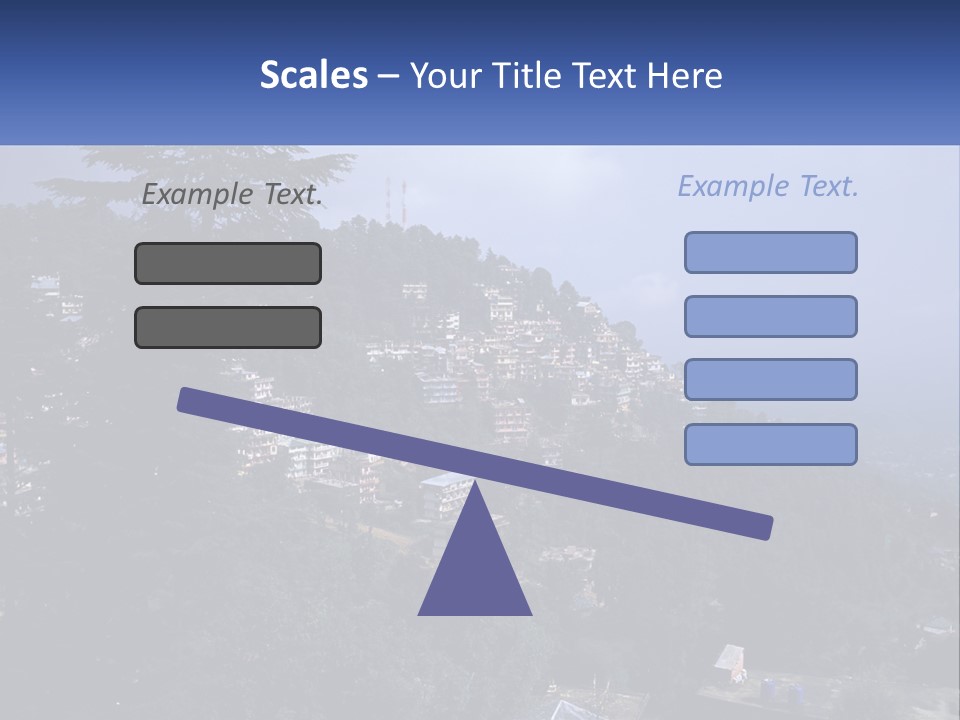 Dharamshala Dharamsala Tree PowerPoint Template