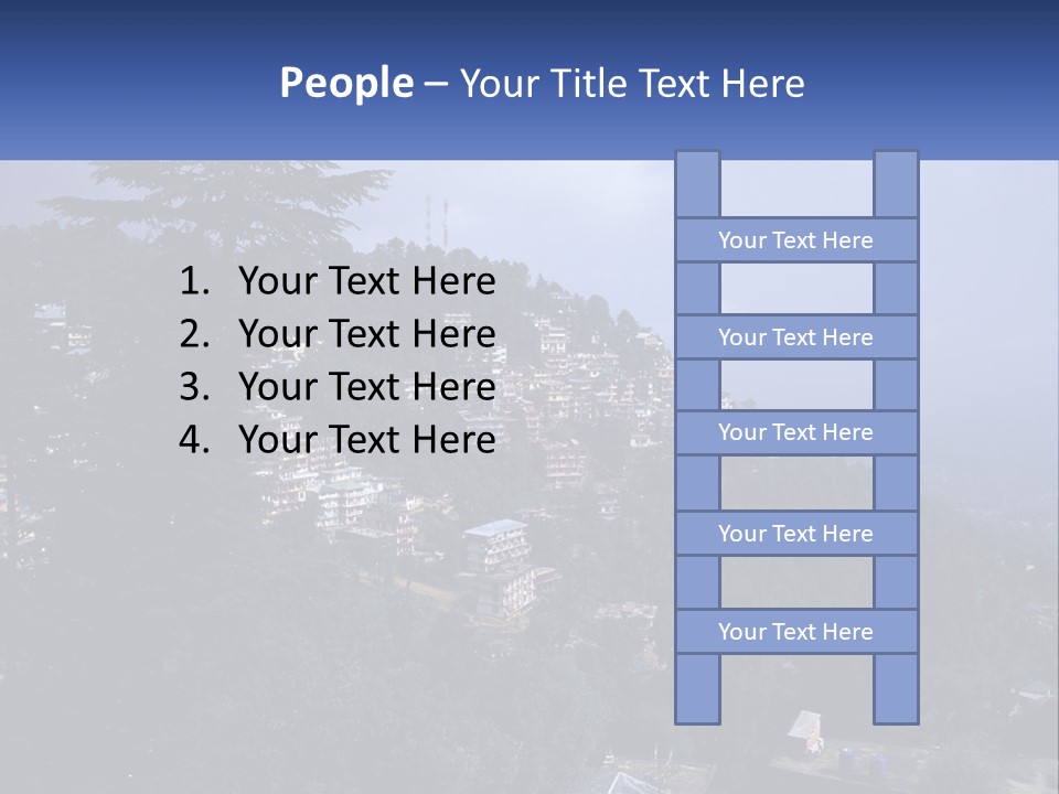 Dharamshala Dharamsala Tree PowerPoint Template