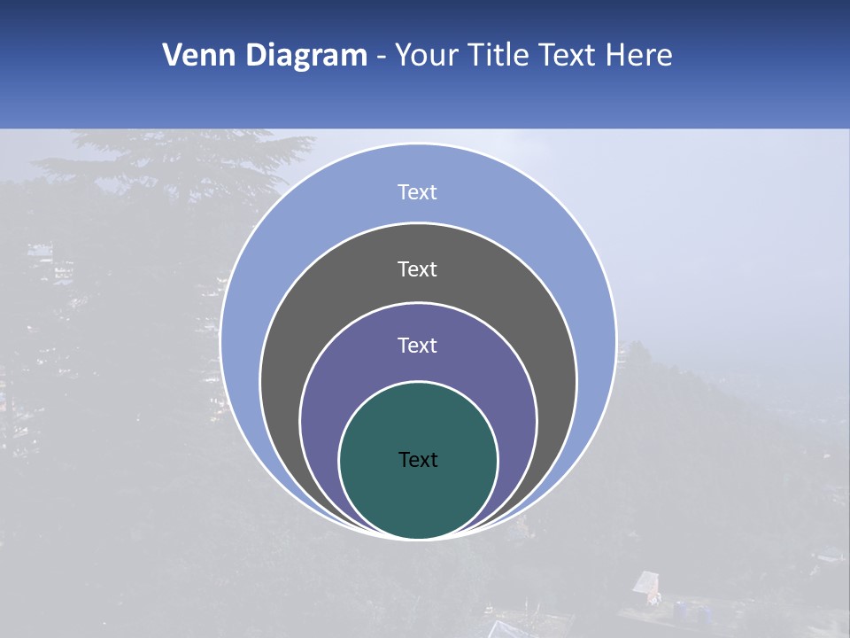 Dharamshala Dharamsala Tree PowerPoint Template