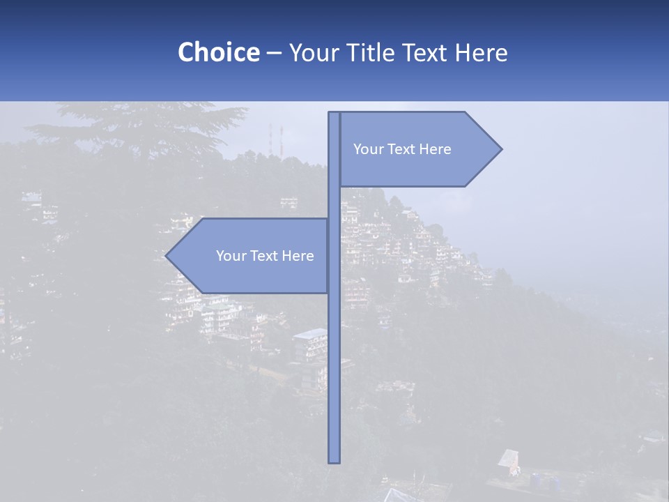 Dharamshala Dharamsala Tree PowerPoint Template