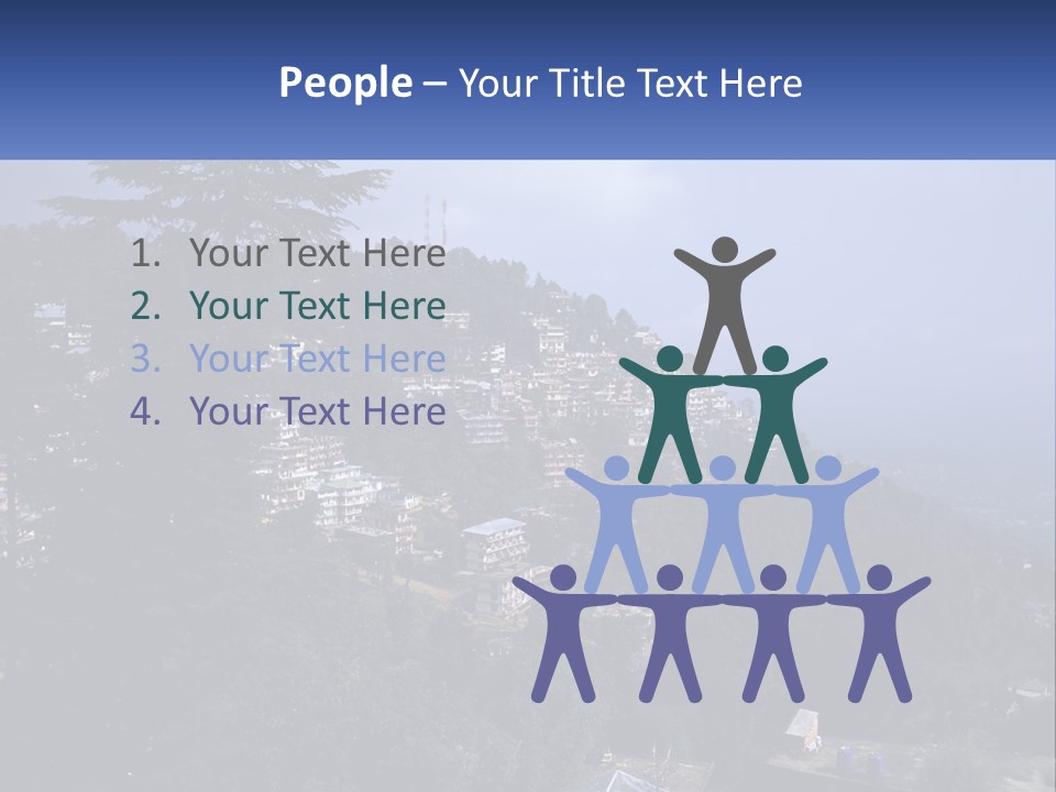 Dharamshala Dharamsala Tree PowerPoint Template