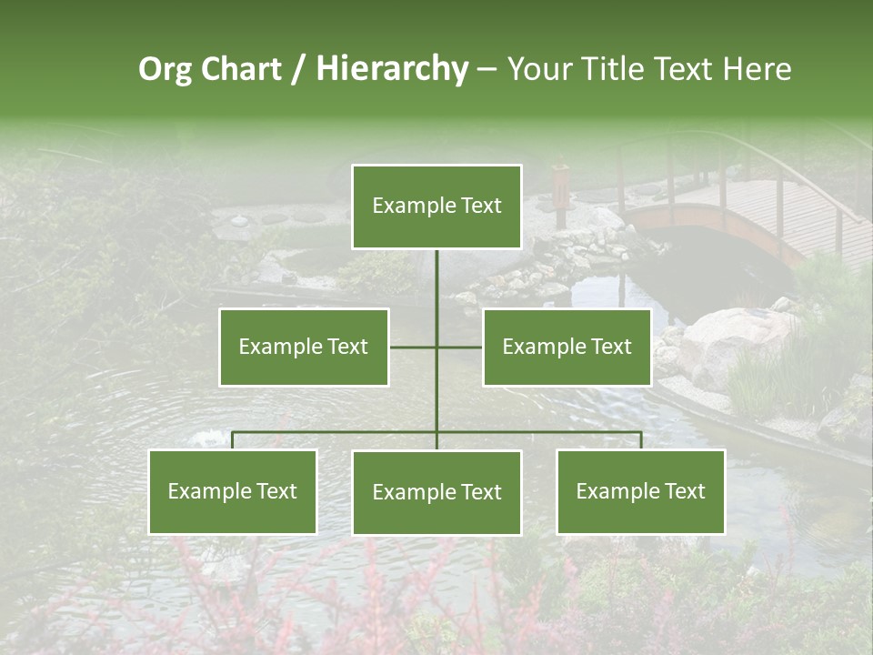 Gardening Pond Nature PowerPoint Template