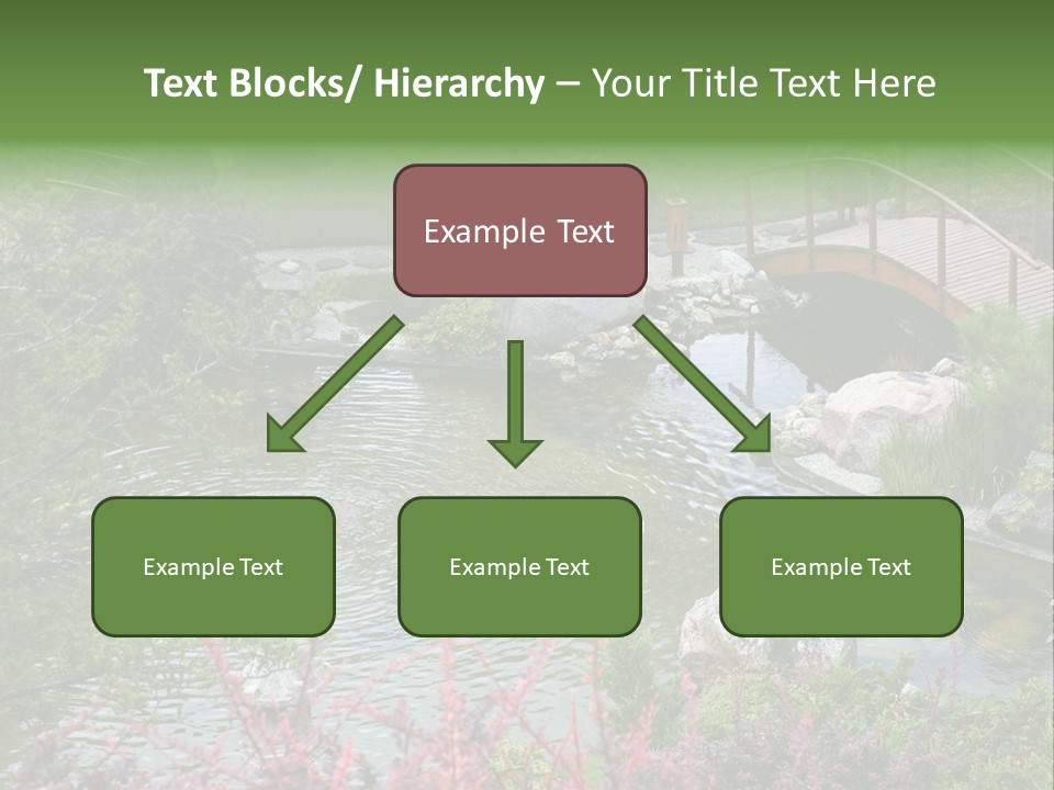 Gardening Pond Nature PowerPoint Template