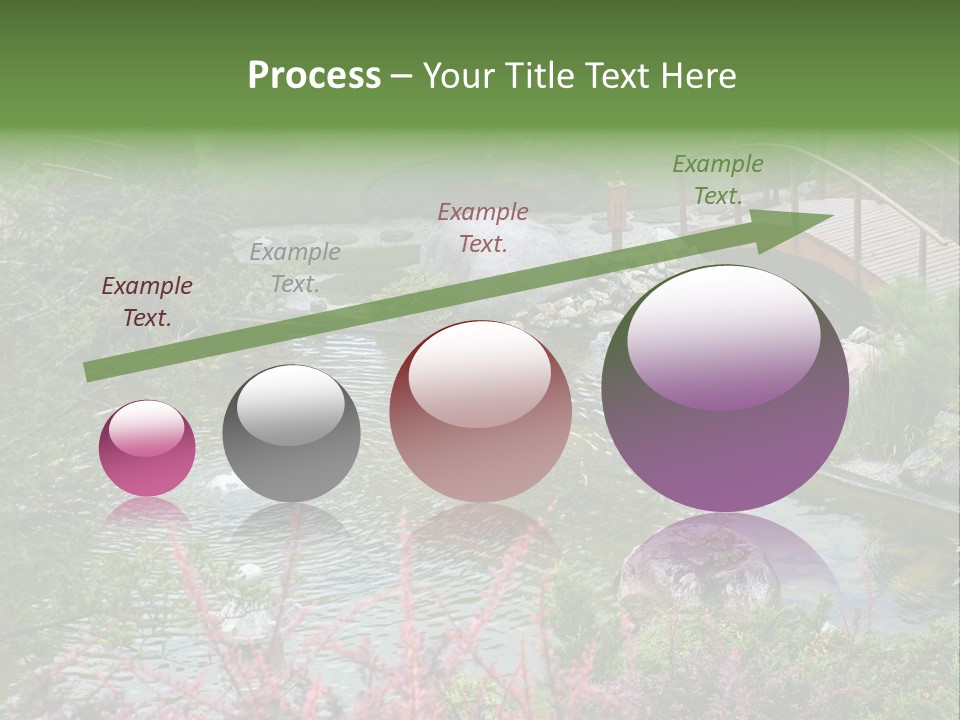 Gardening Pond Nature PowerPoint Template