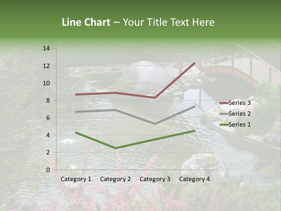 Gardening Pond Nature PowerPoint Template