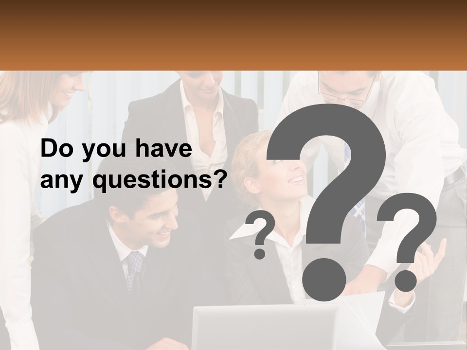 Woman Businessteam Office PowerPoint Template