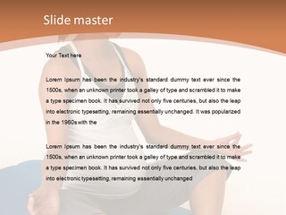 Serene Girl Life PowerPoint Template