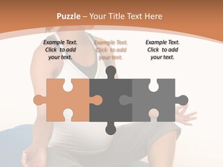 Serene Girl Life PowerPoint Template