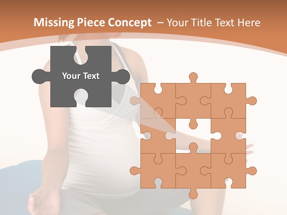 Serene Girl Life PowerPoint Template