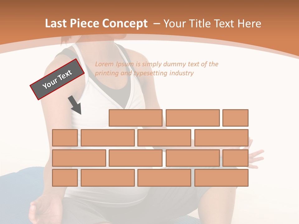 Serene Girl Life PowerPoint Template