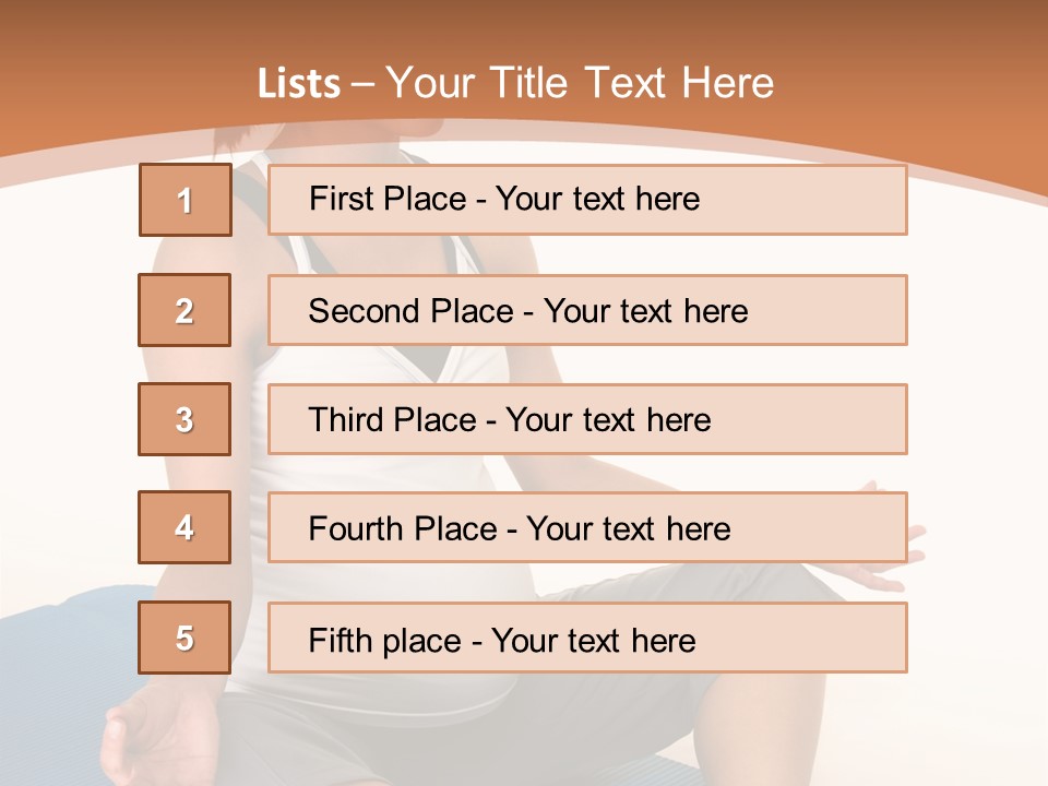 Serene Girl Life PowerPoint Template
