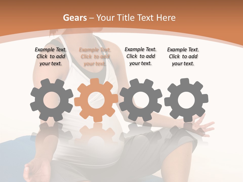 Serene Girl Life PowerPoint Template