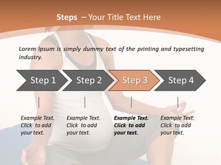 Serene Girl Life PowerPoint Template