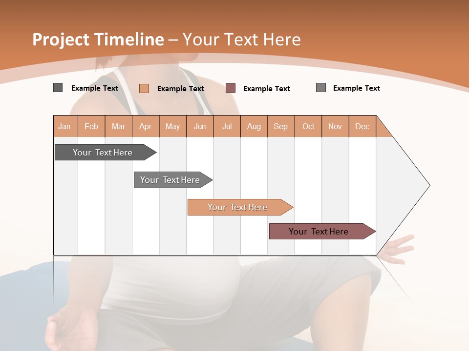 Serene Girl Life PowerPoint Template
